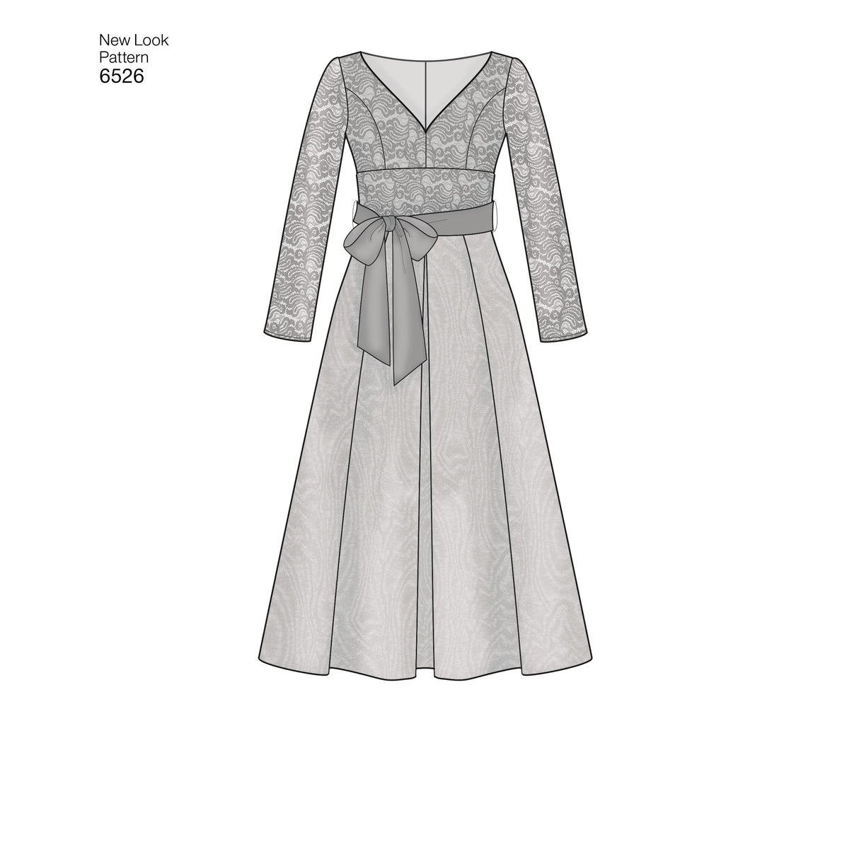 Patron New Look n°6526 – Robe élégante pour femme