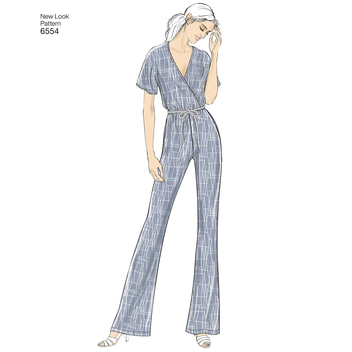 Patron New Look n°6554 – Combinaison et robe élégantes