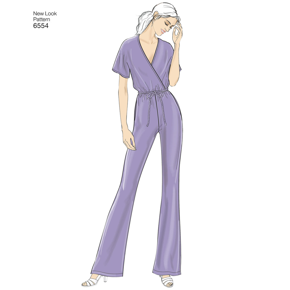 Patron New Look n°6554 – Combinaison et robe élégantes
