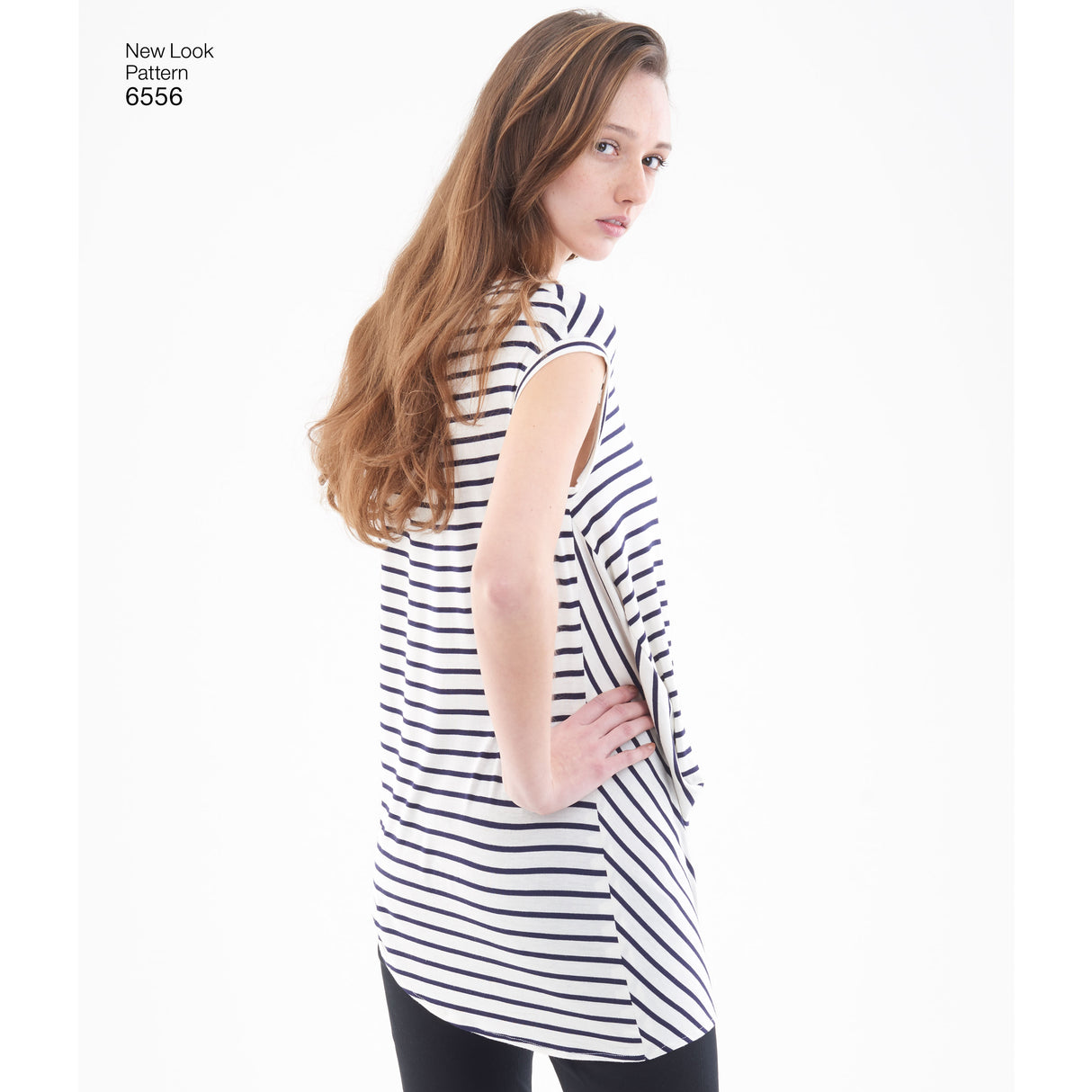 Patron New Look n°6556 – T-shirt asymétrique pour femme