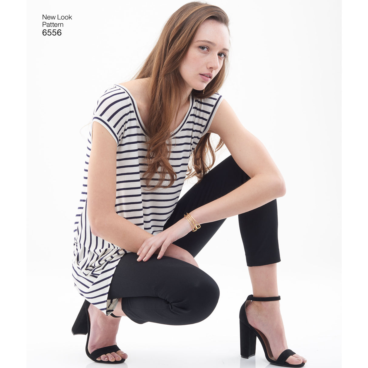 Patron New Look n°6556 – T-shirt asymétrique pour femme