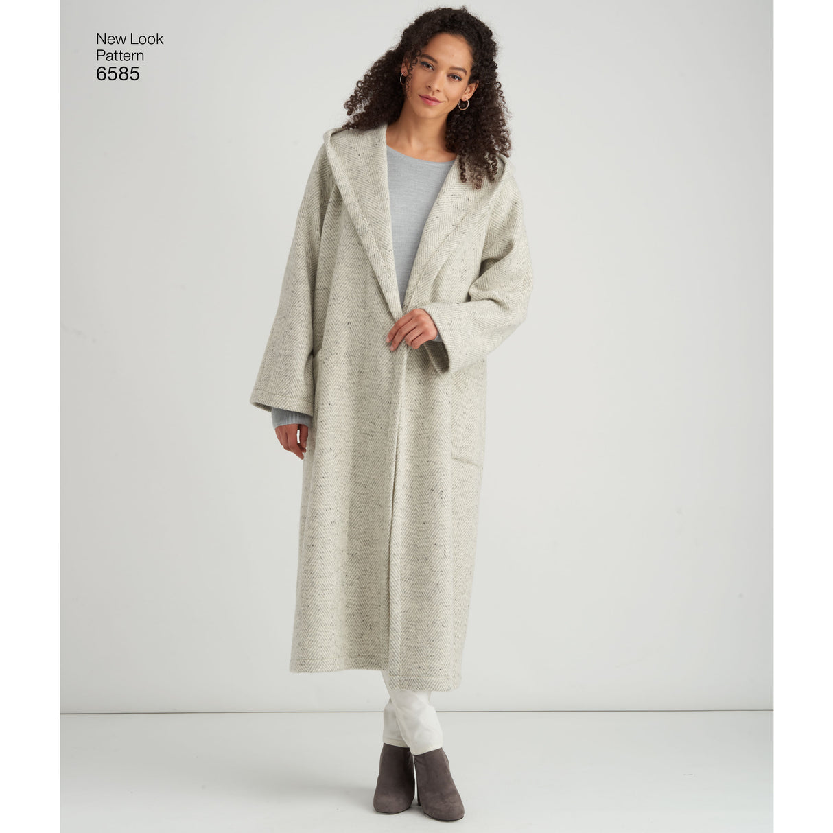 Patron New Look n°6585 – Manteau à capuche
