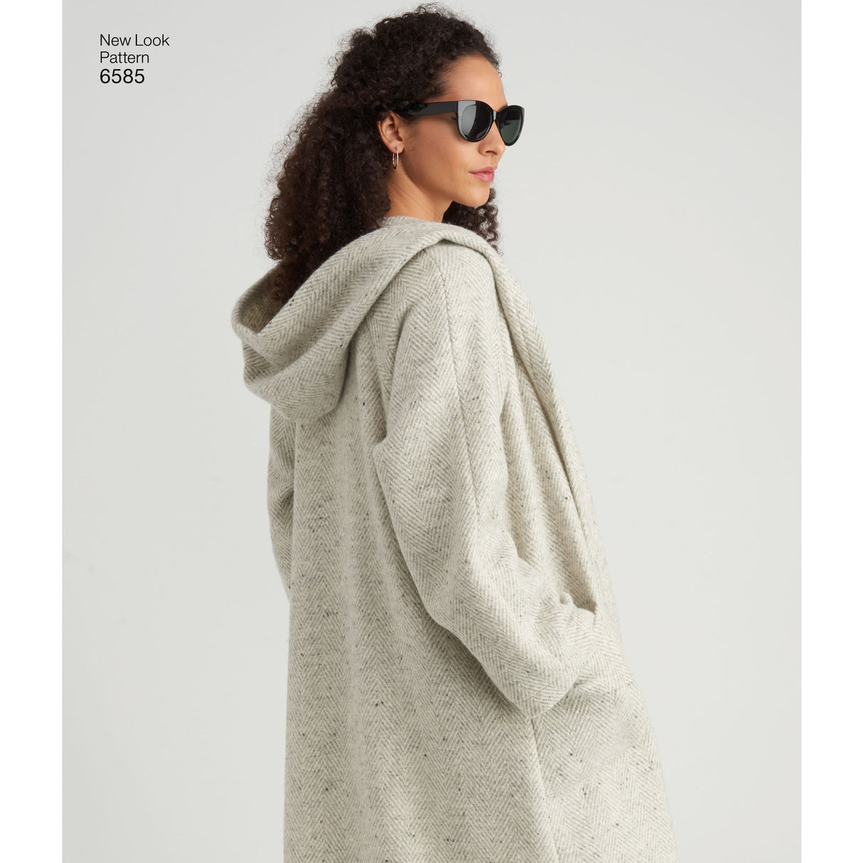 Patron New Look n°6585 – Manteau à capuche