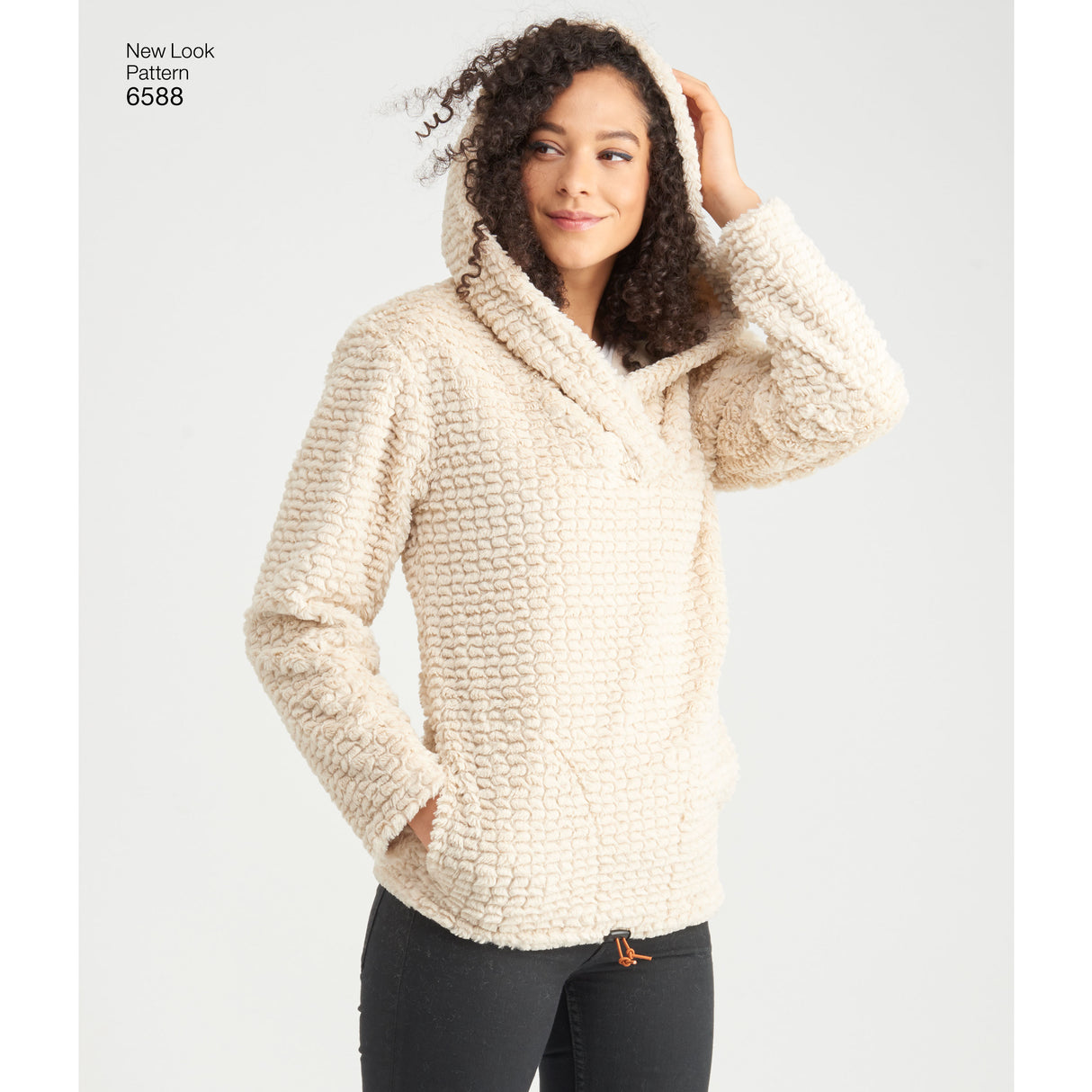 Patron New Look n°6588 – Pull unisexe avec ou sans capuche