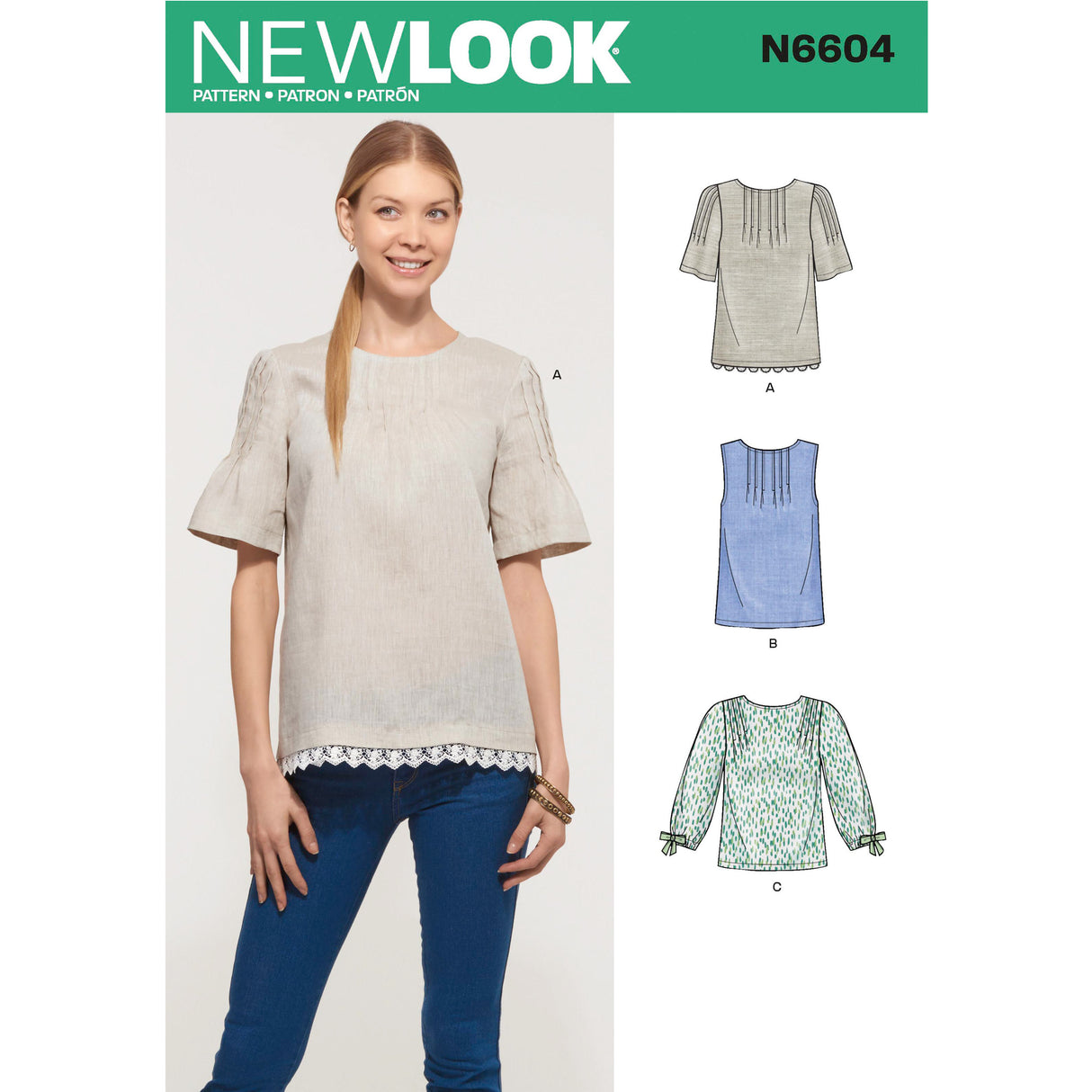 Patron New Look n°6604 - Blouse femme