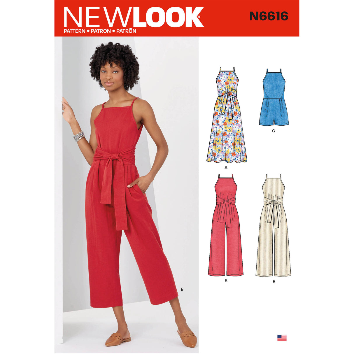 Patron New Look n°6616 - Robe et Combinaison