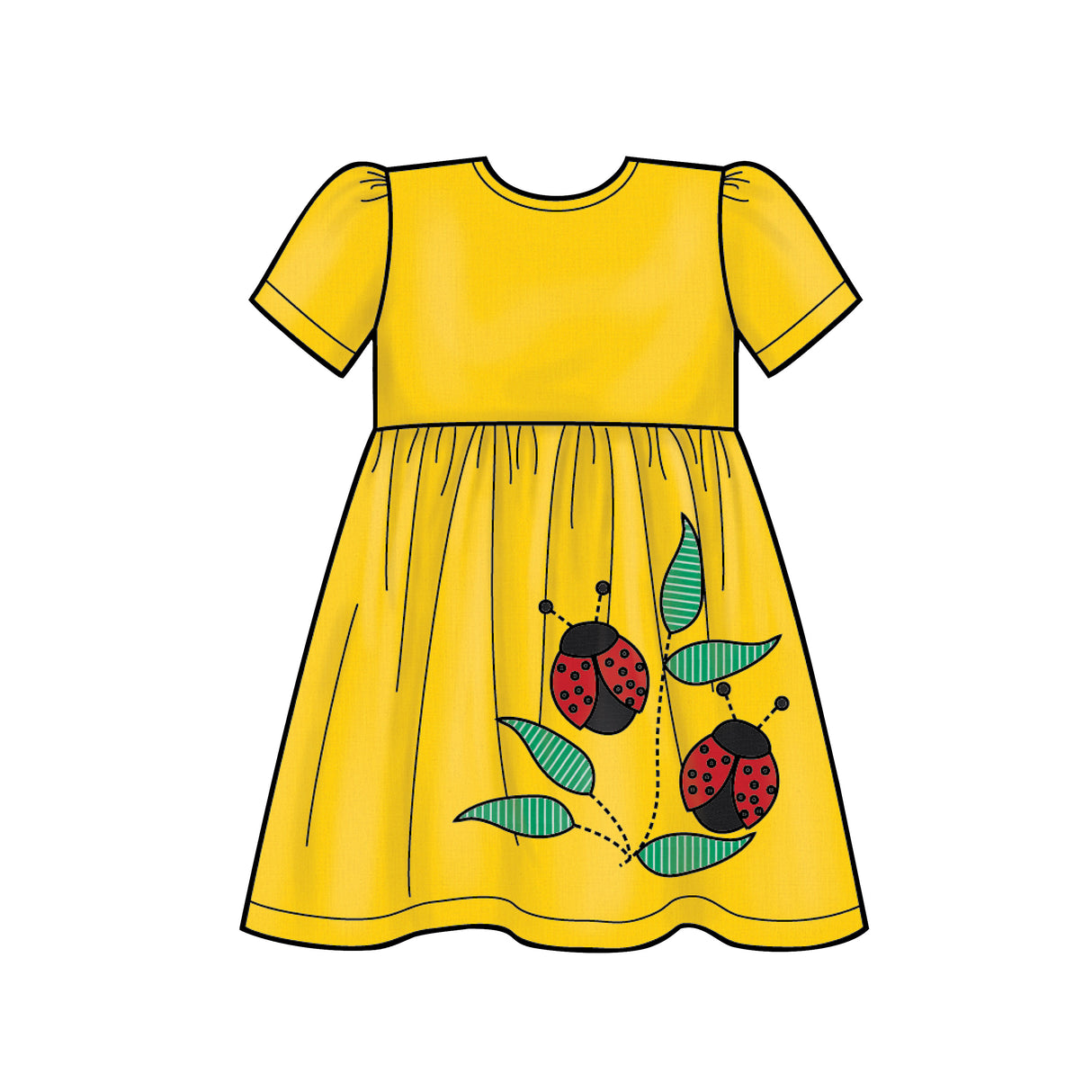 Patron New Look n°6647 - Robe Enfant