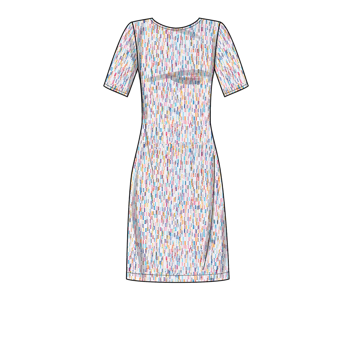 Patron New Look n°6650 - Robe pull femme