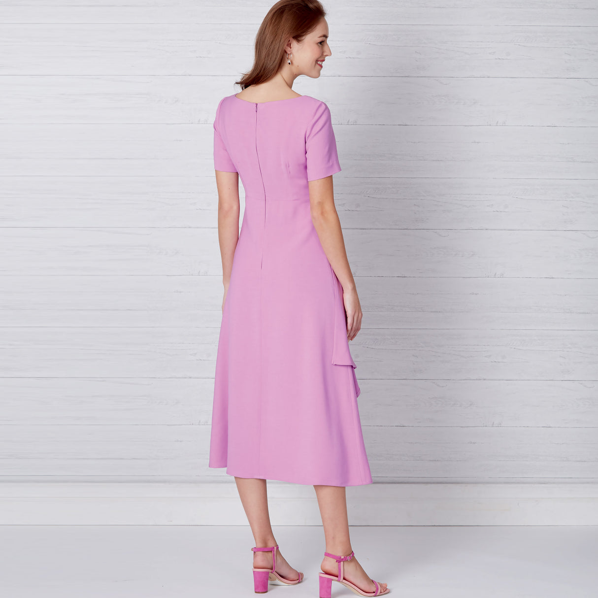 Patron New Look n°6655 - Robe asymétrique
