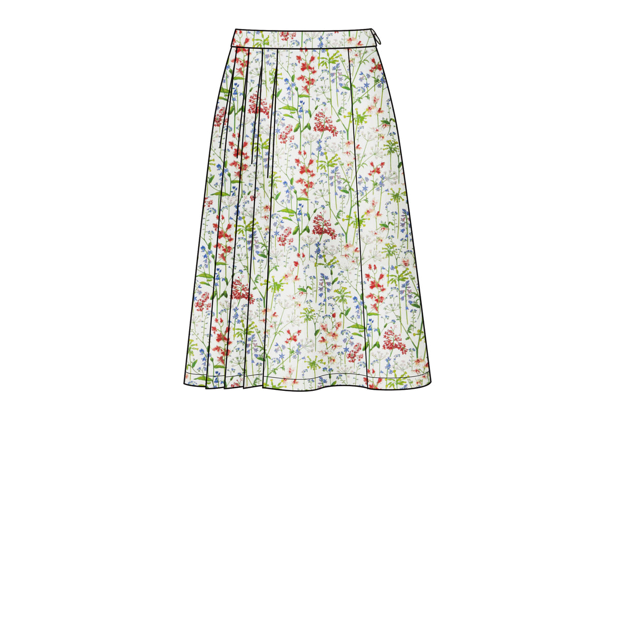 Patron New Look n°6659 - Jupe plissée pour femme