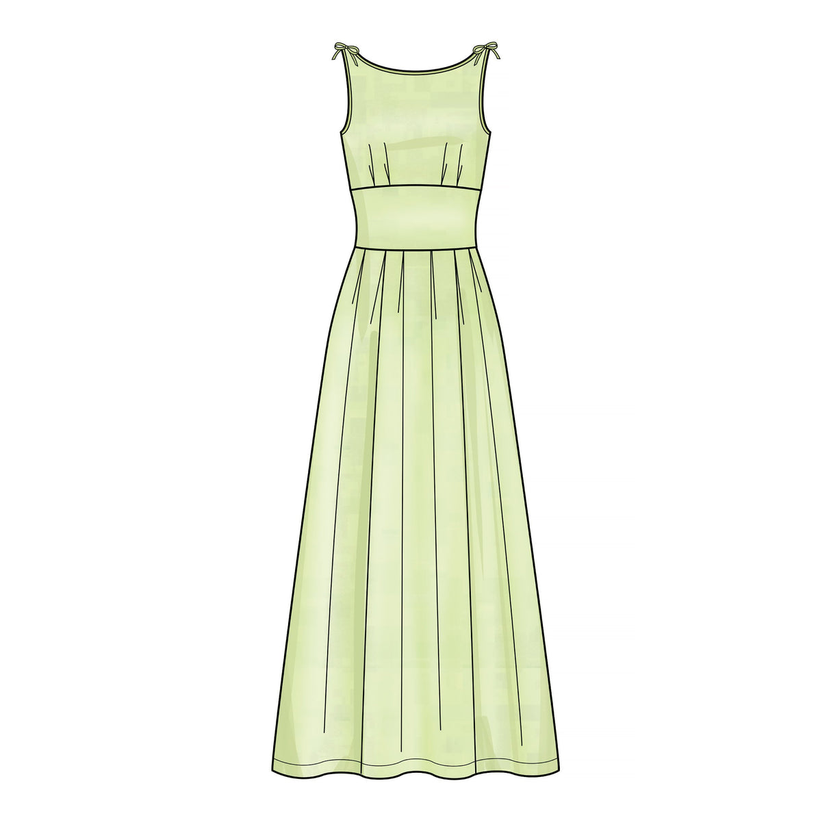 Patron New Look n°6665 - Robe patineuse mi-longue