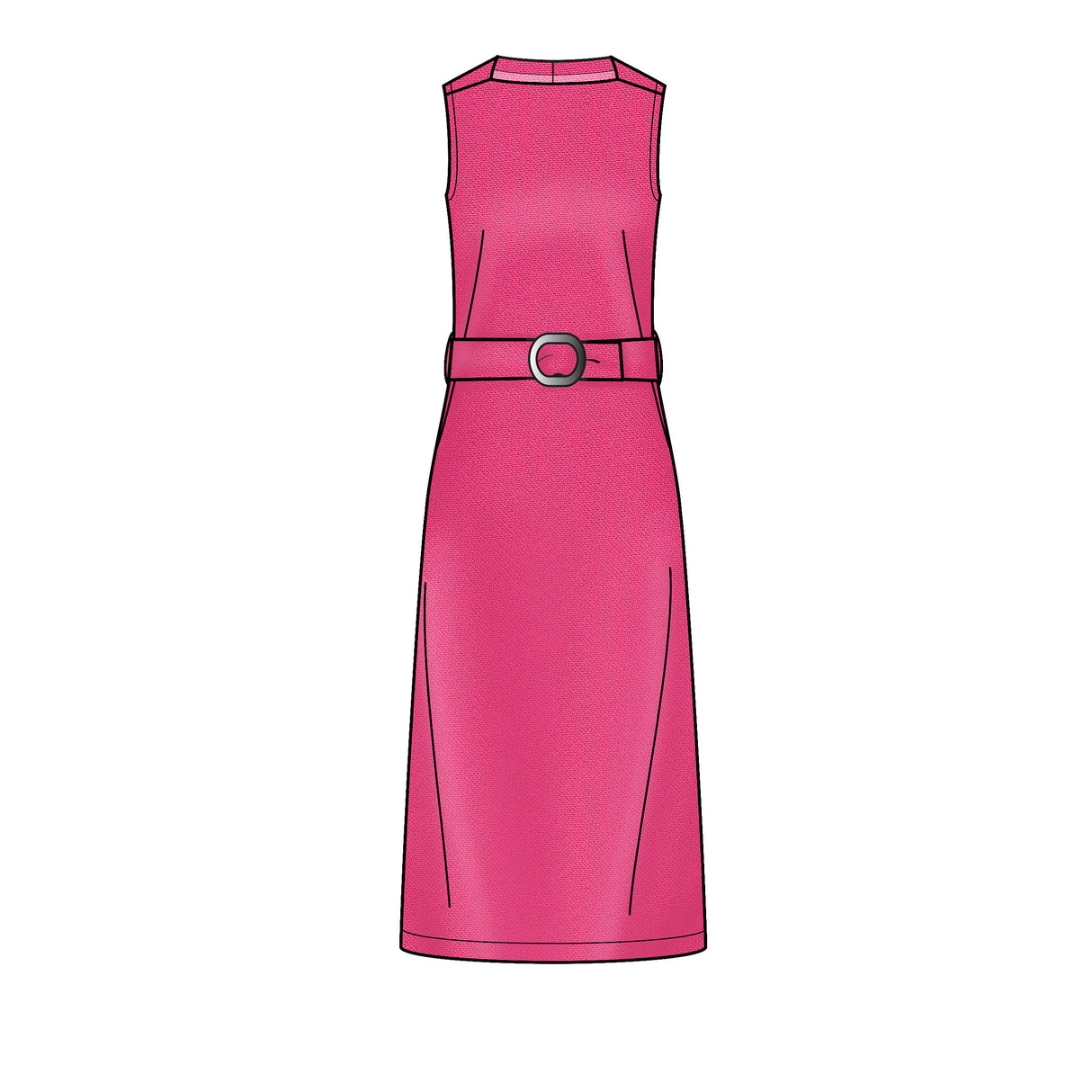 Patron New Look n°6667 - Robe droite élégante