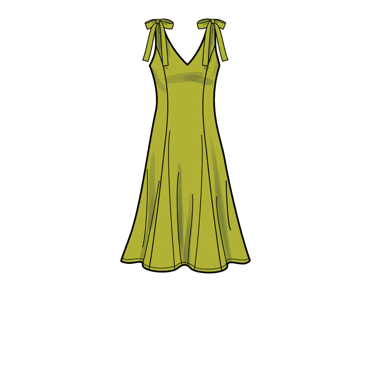Patron New Look n°6669 - Robe couture princesse évasée