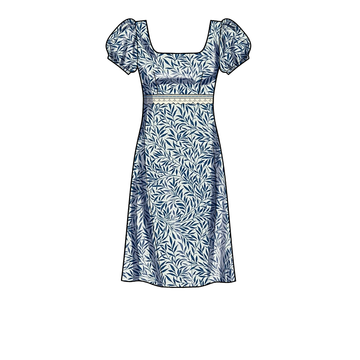 Patron New Look n°6705 - Robe taille empire
