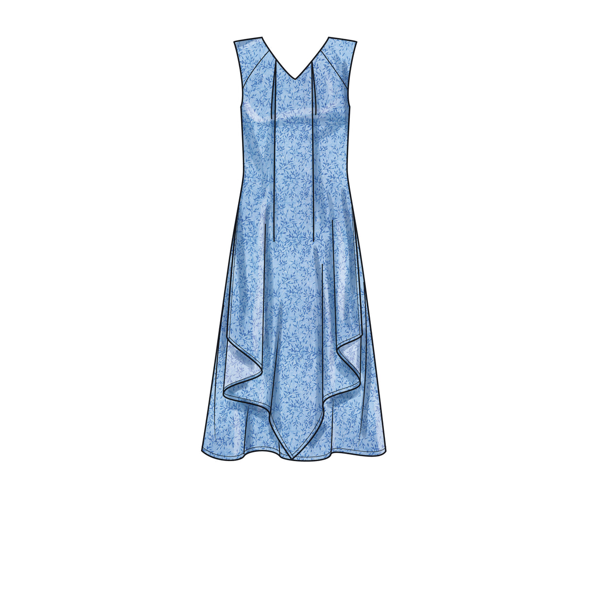 Patron New Look n°6717 - Robe longue avec variantes