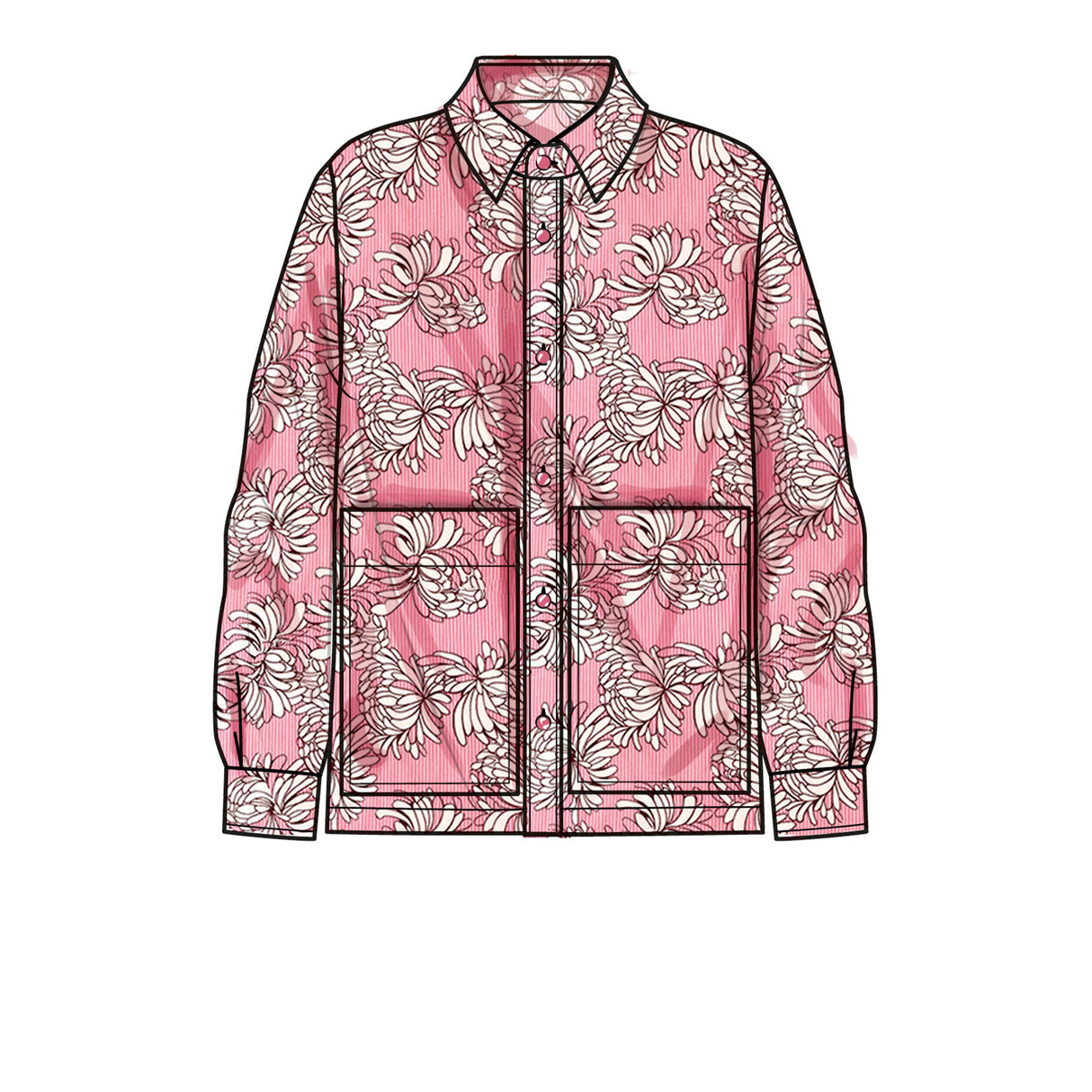 Patron New Look n°6724 - Surchemise mixte