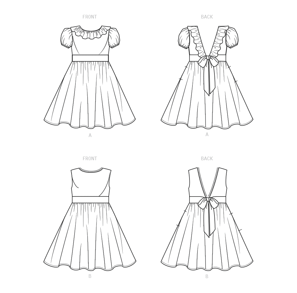 Patron New Look n°6726 - Robe pour enfant