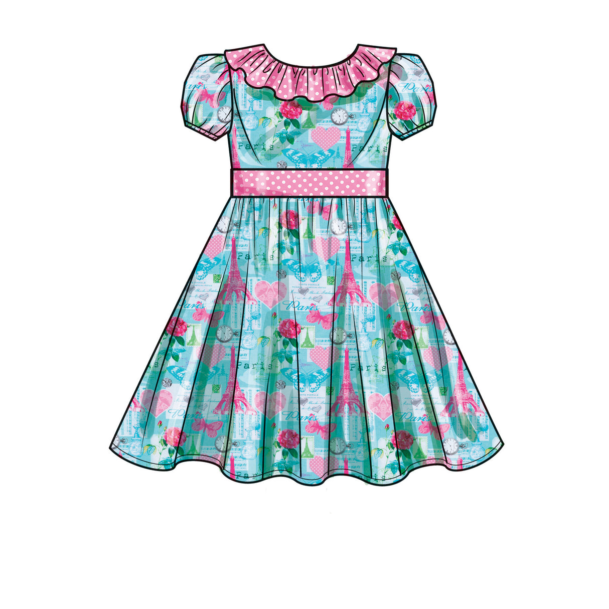 Patron New Look n°6726 - Robe pour enfant