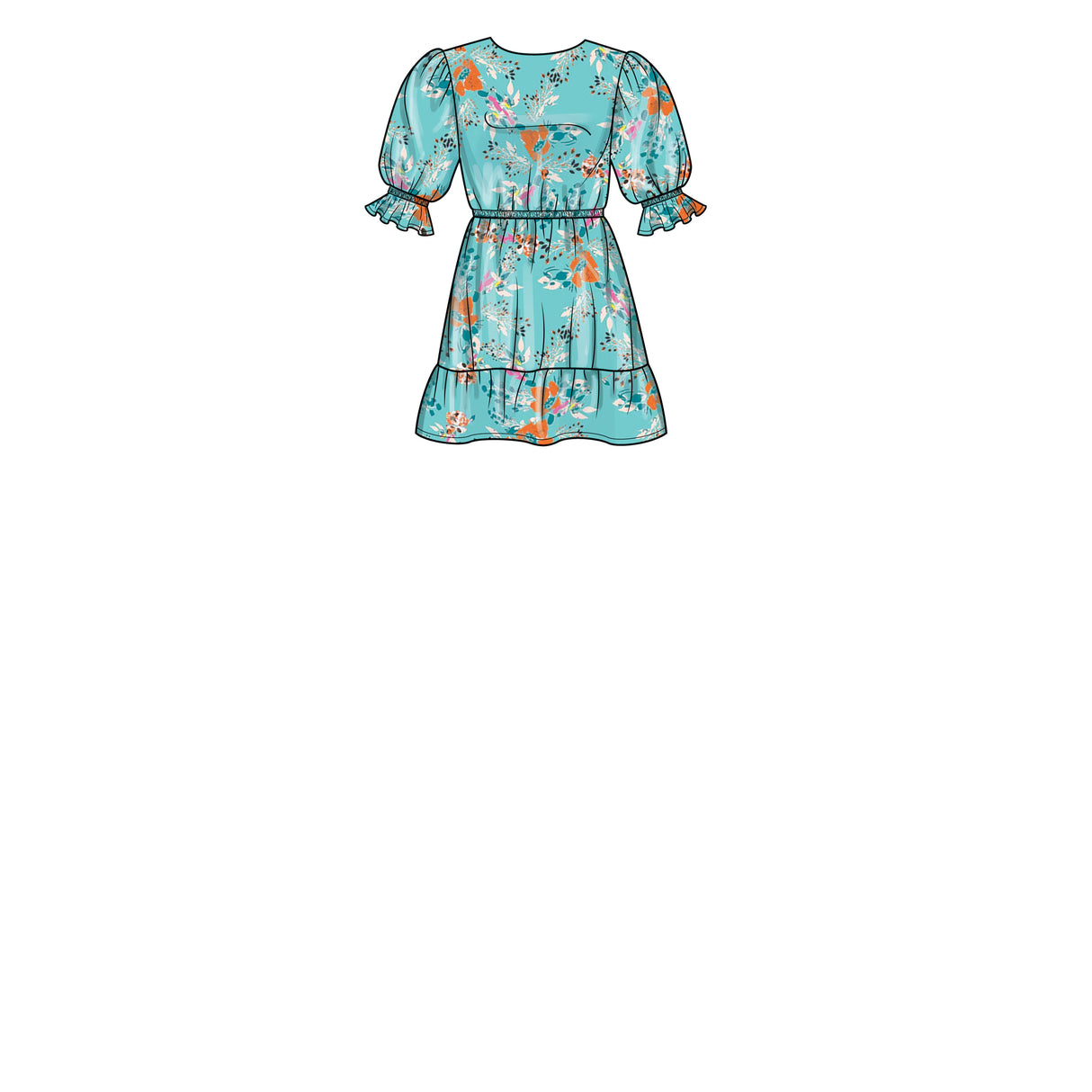 Patron New Look n°6739 – Robe, haut et pantalon pour filles