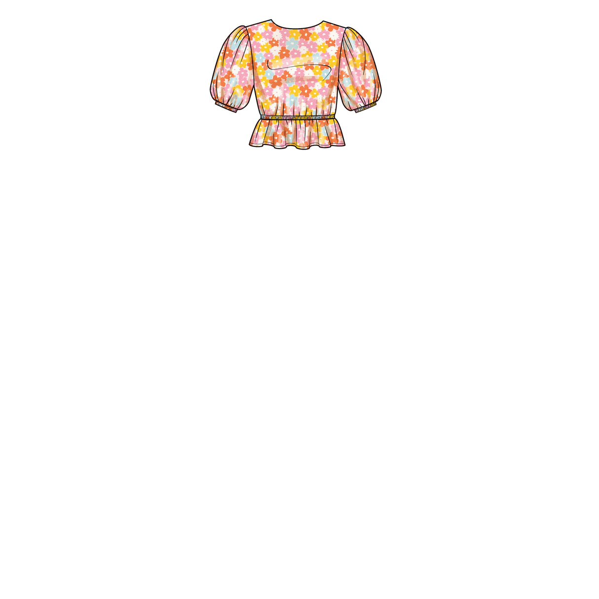Patron New Look n°6739 – Robe, haut et pantalon pour filles