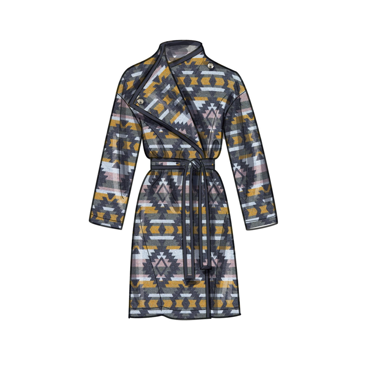 Patron New Look n°6742 – Manteau enveloppant