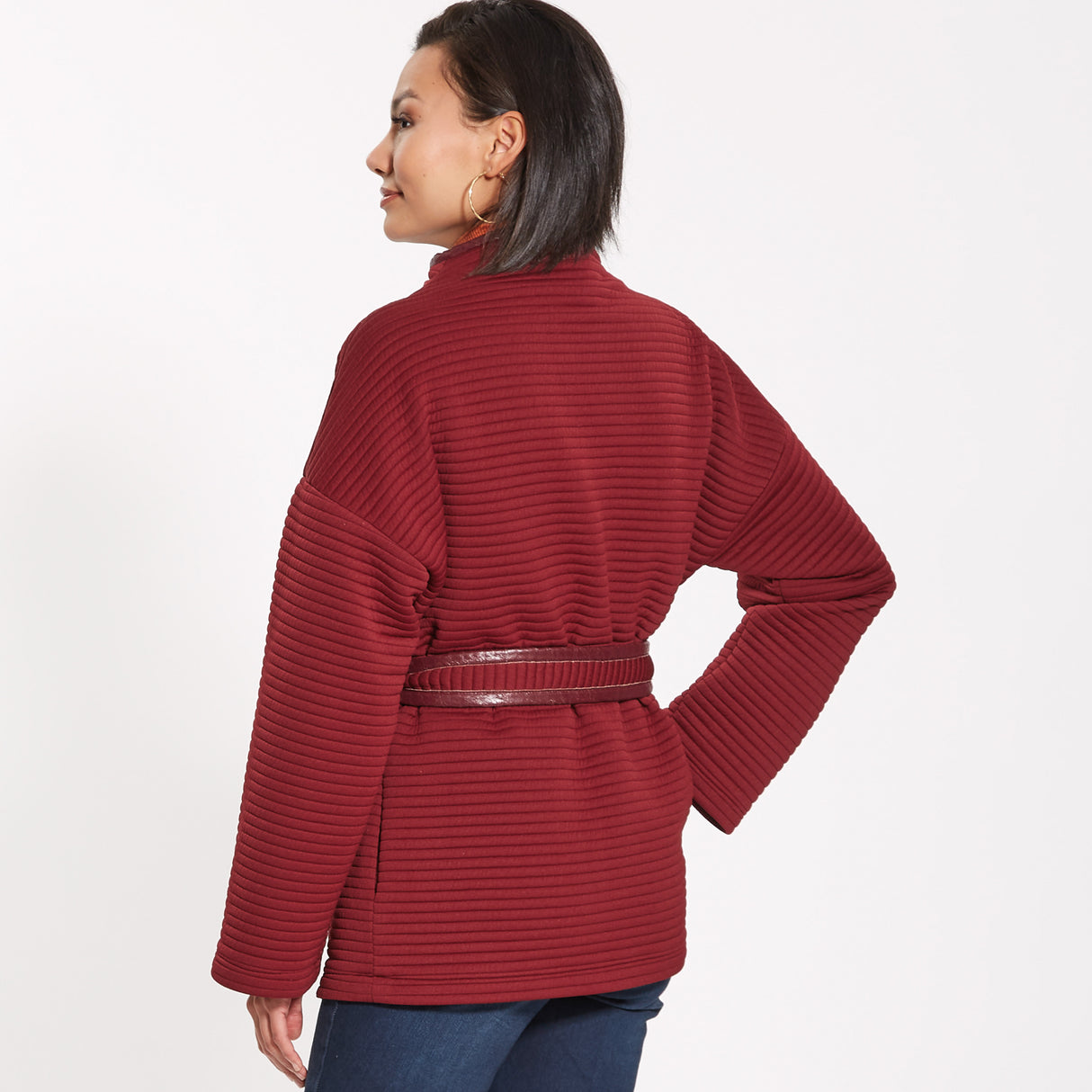 Patron New Look n°6742 – Manteau enveloppant