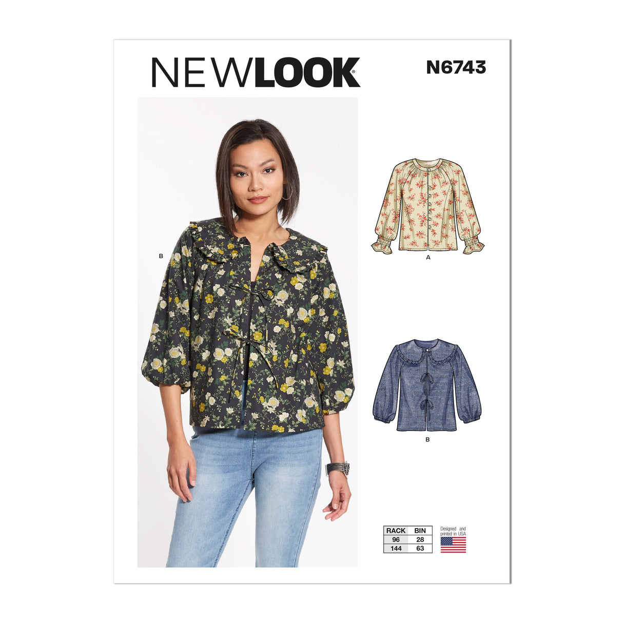 Patron New Look n°6743 – Top avec variantes