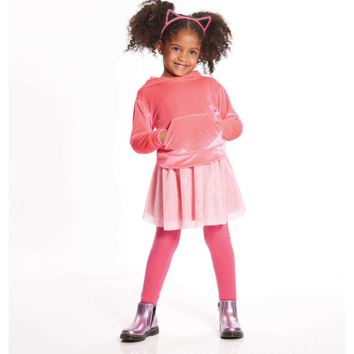 Patron New Look n°6747 – Sweat à capuche et jupe pour enfants