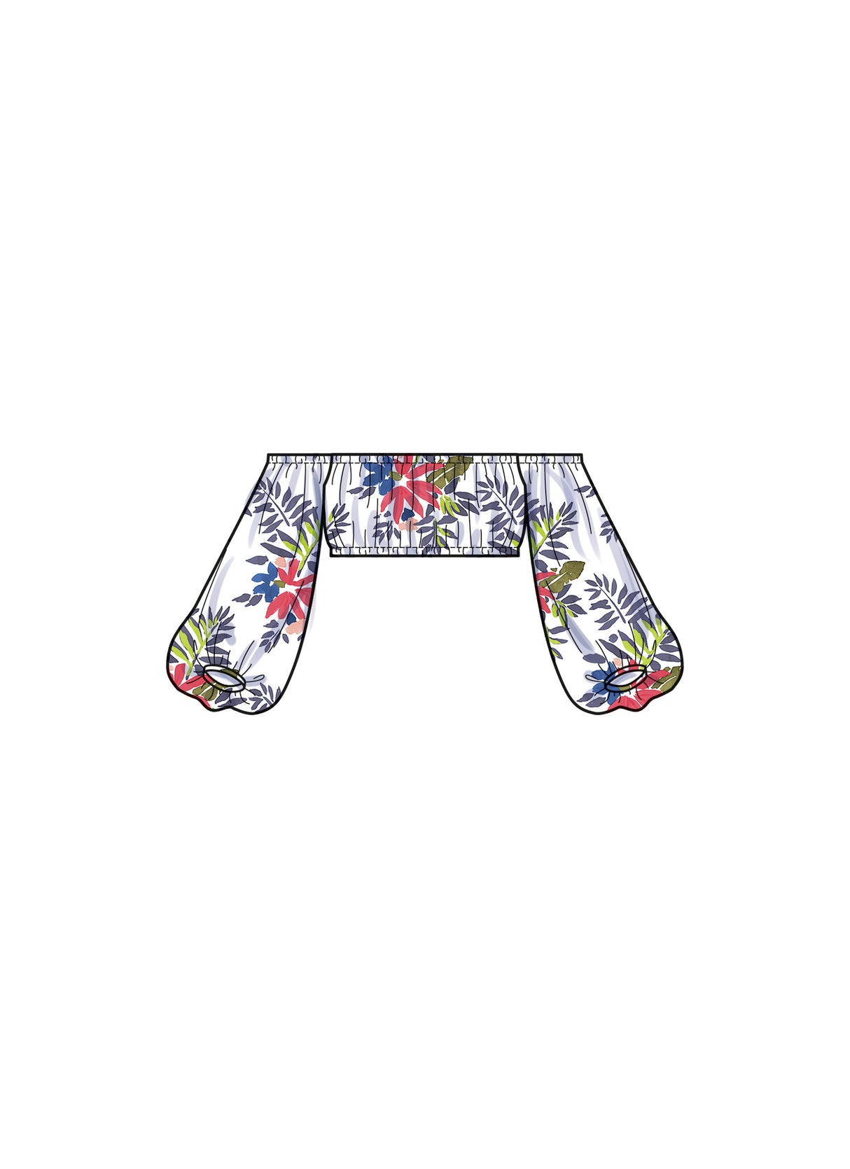 Patron New Look n°6758 – Ensemble haut et pantalon pour femme