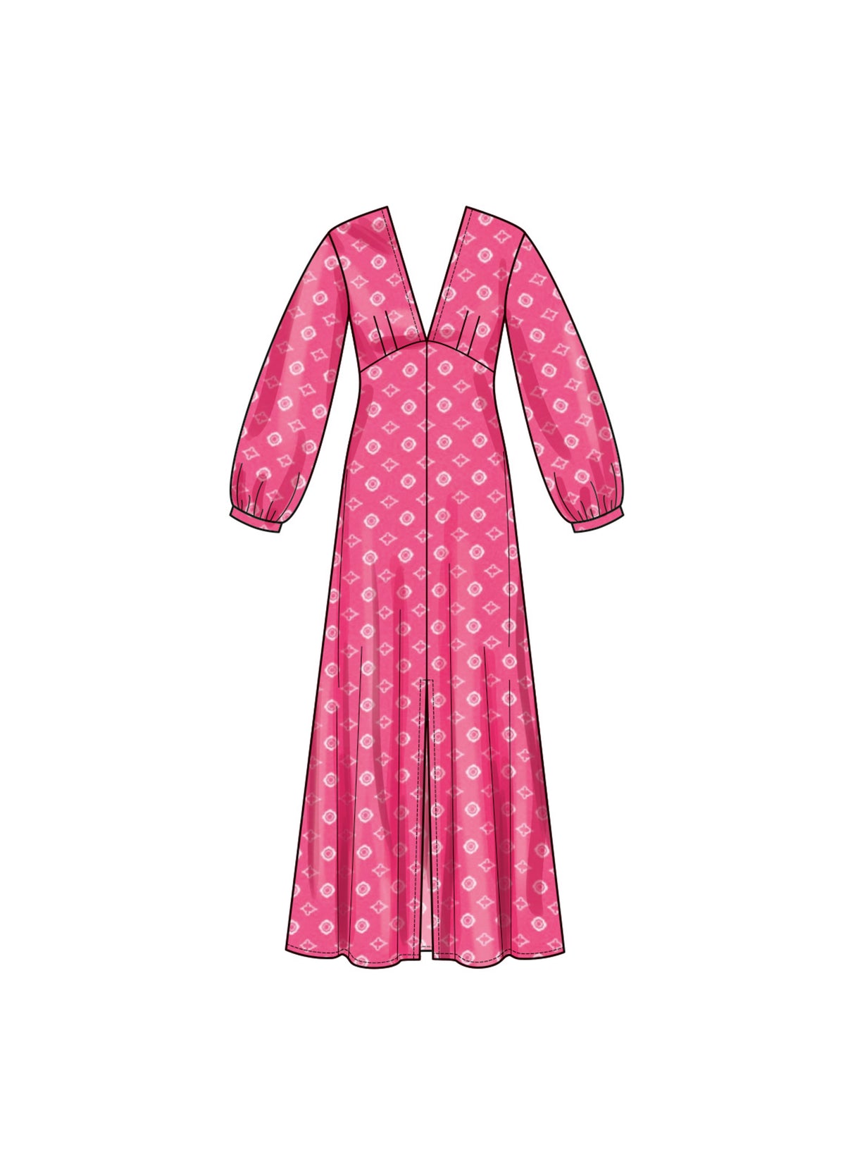 Patron New Look n°6766 – Robe ample à variations