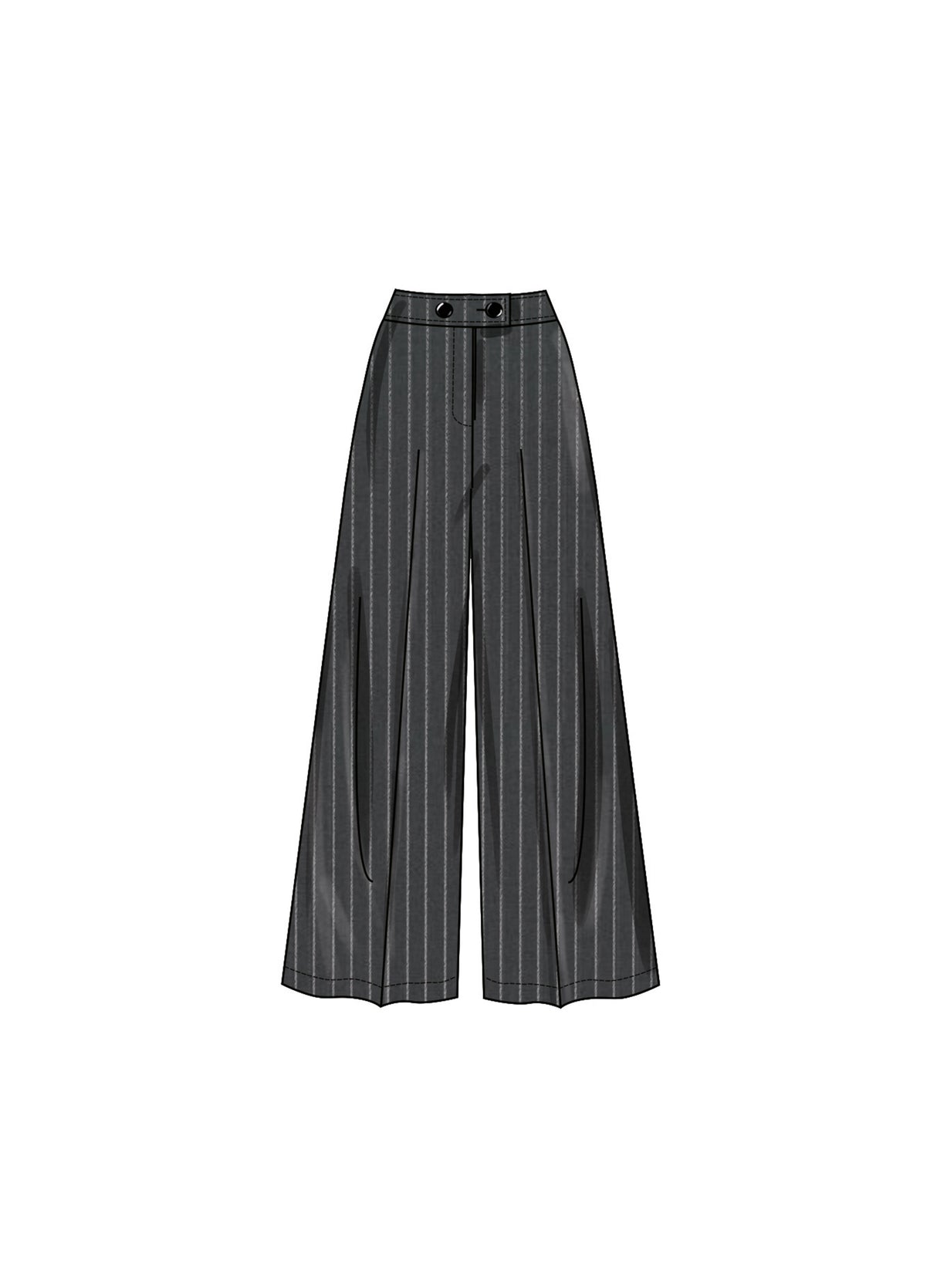 Patron New Look n°6769 – Pantalon évasé avec braguette zippée