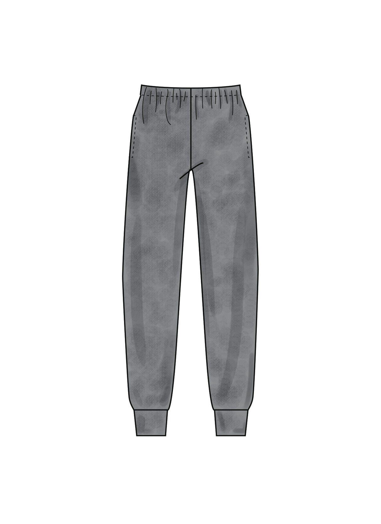 Patron New Look n°6772 – Ensemble sweat-shirt et pantalon de jogging unisexe
