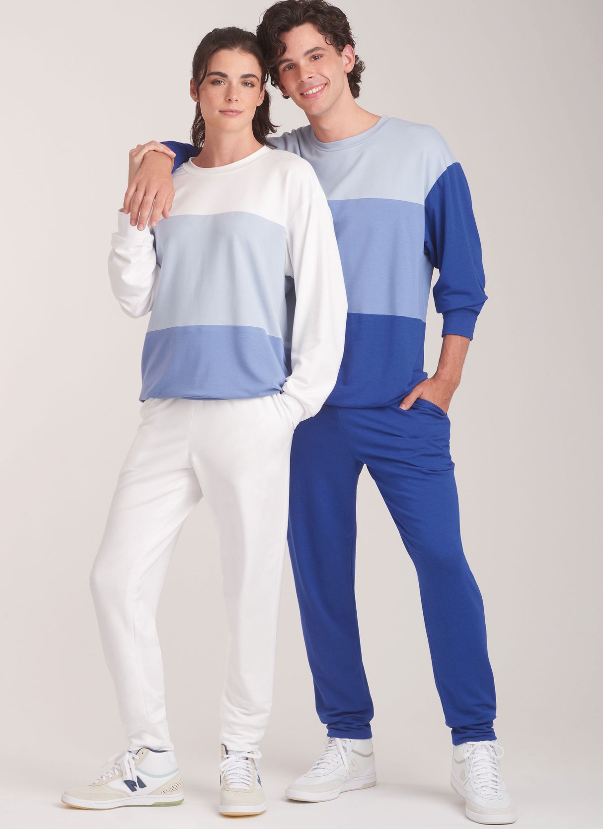 Patron New Look n°6772 – Ensemble sweat-shirt et pantalon de jogging unisexe