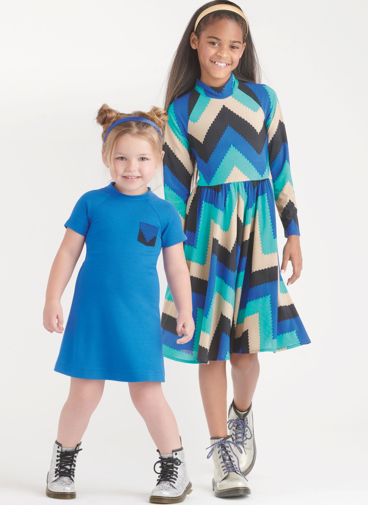 Patron New Look n°6773 - Robe en tricot pour enfants