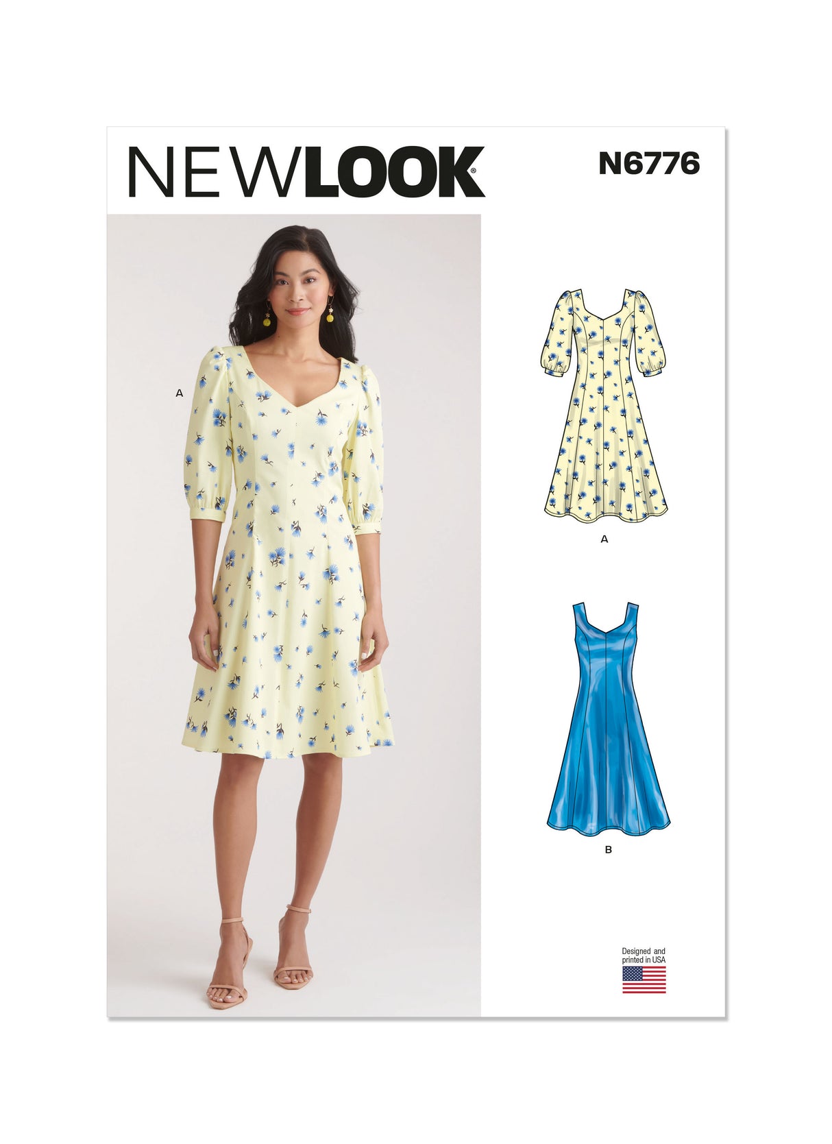 Patron New Look n°6776 – Robe avec variations de manches