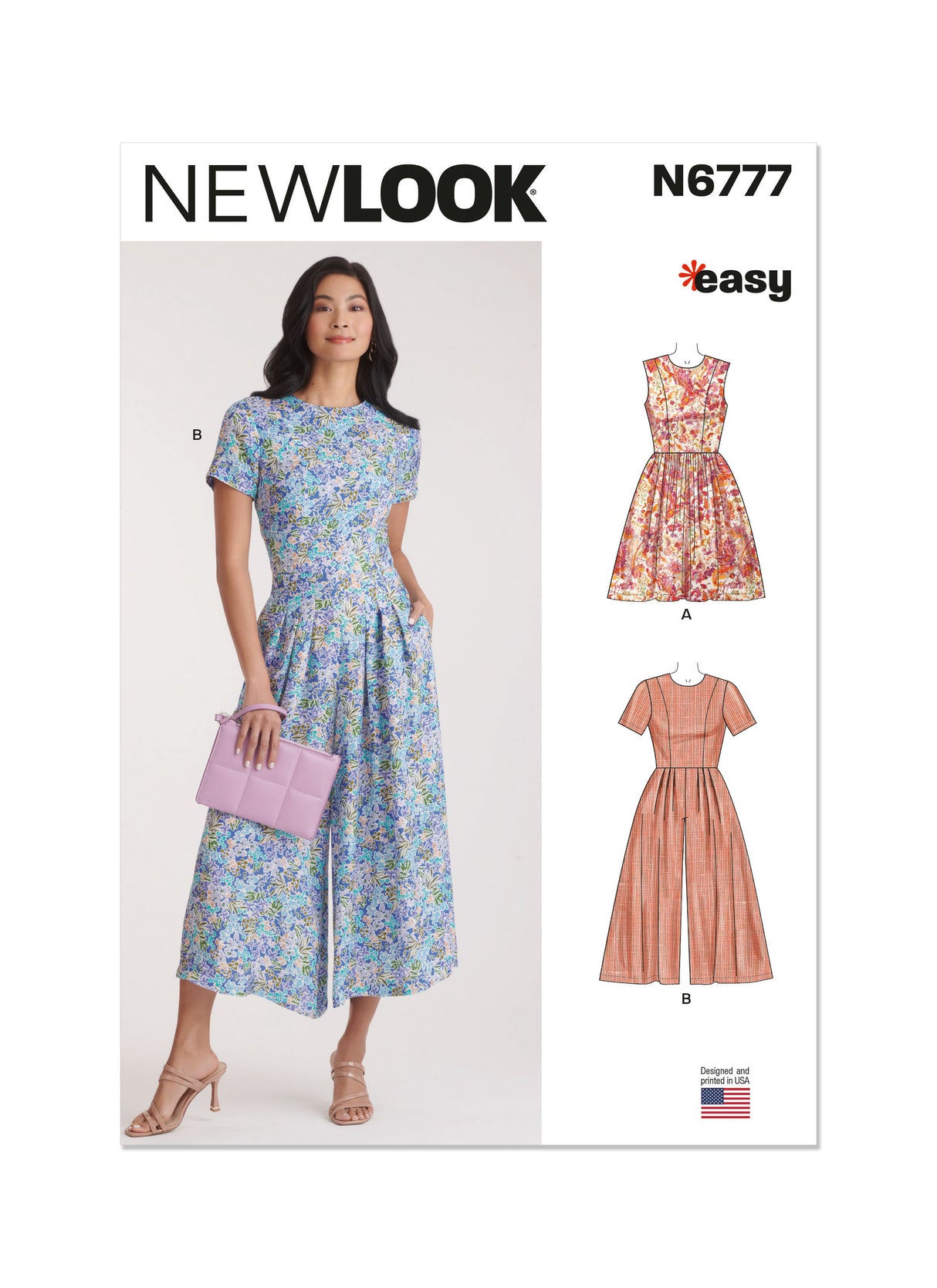 Patron New Look n°6777 - Robe et combinaison
