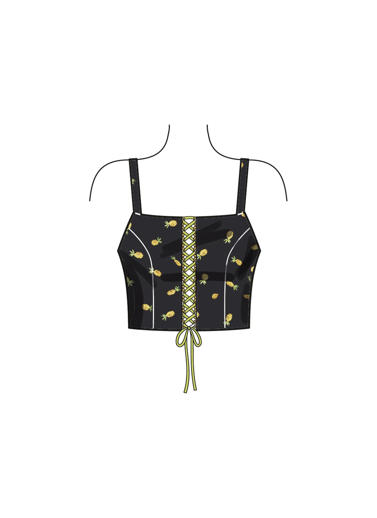 Patron New Look n°6779 – Brassière et pantalon