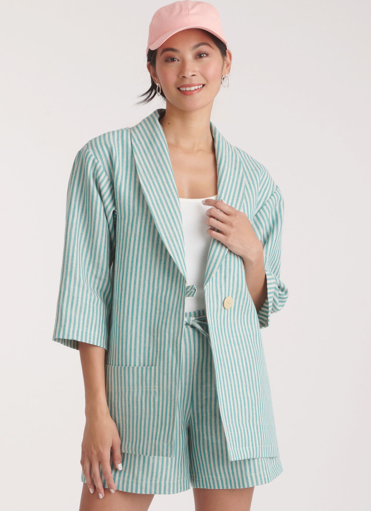 Patron New Look n°6780 – Veste, short et pantalon