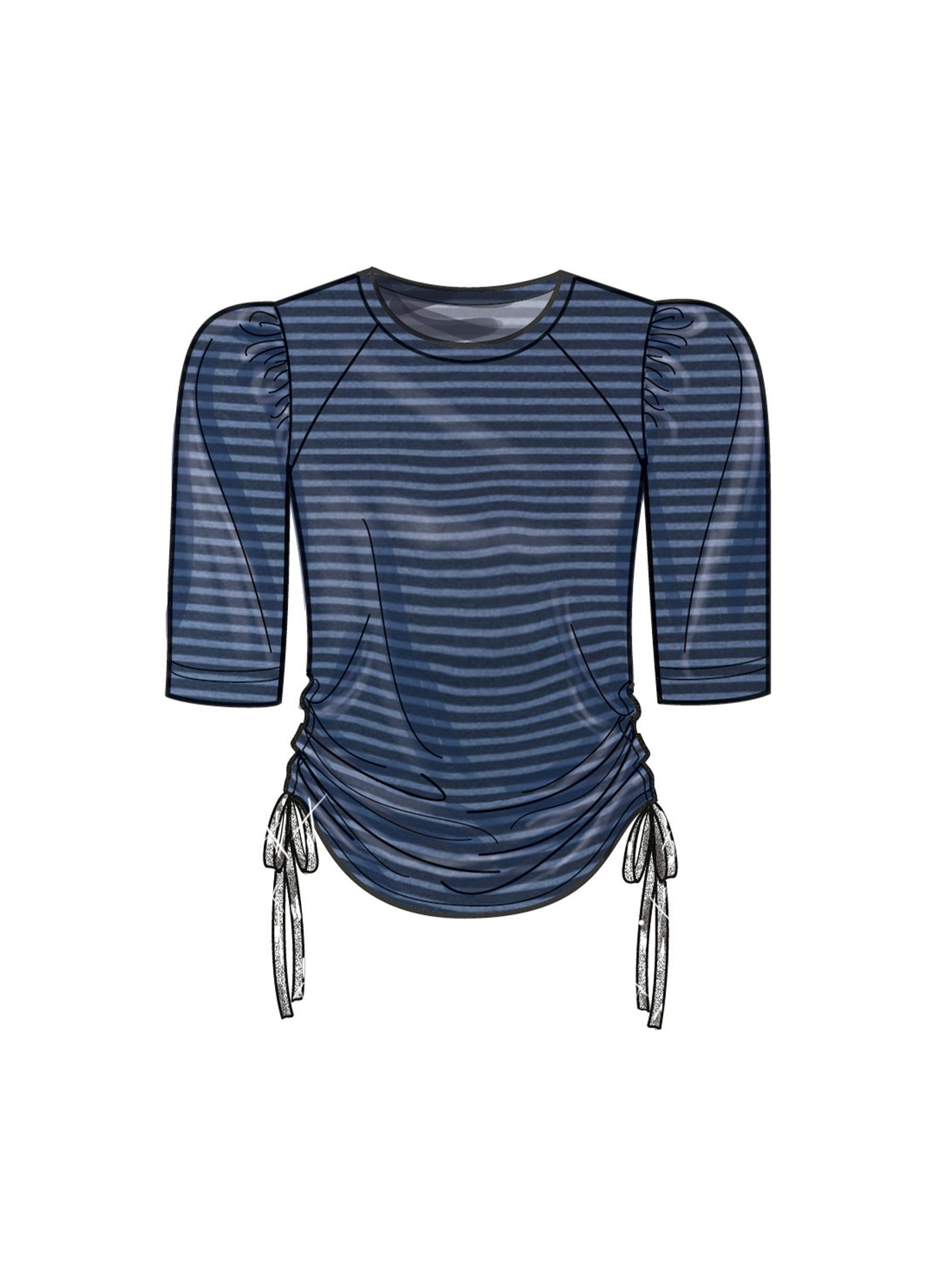 Patron New Look n°6782 – Haut et jupe en tricot
