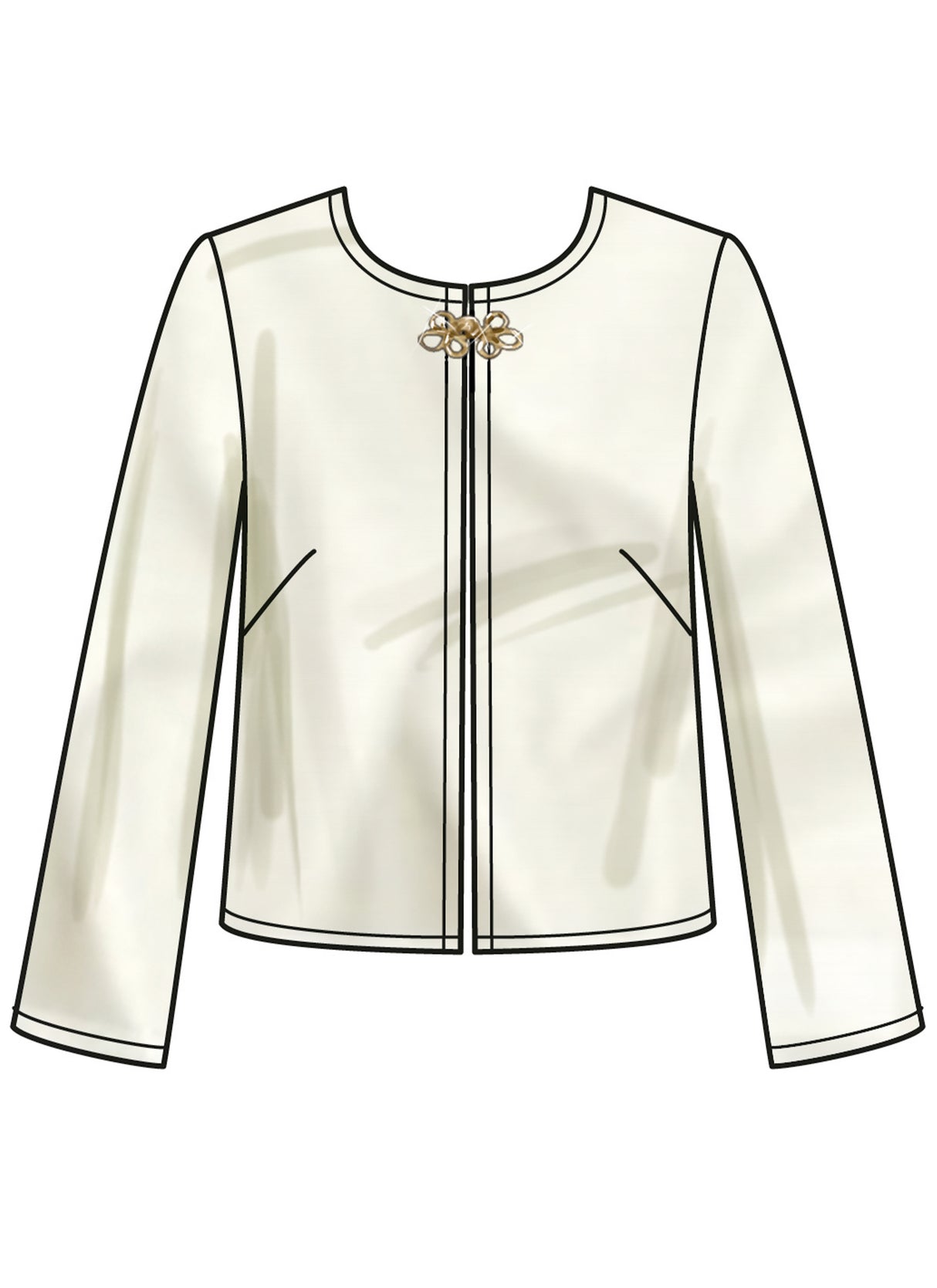 Patron New Look n°6785 - Robe trapèze sans manches et manteau élégant