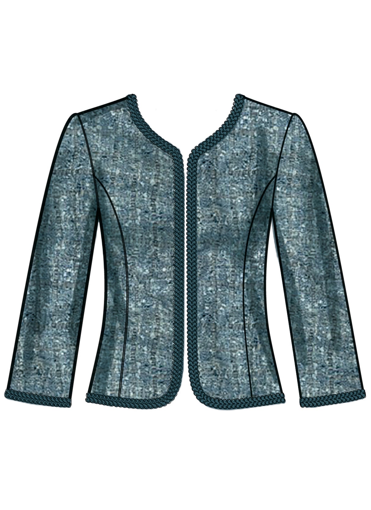 Patron New Look n°6789 - Veste féminine avec variations de style