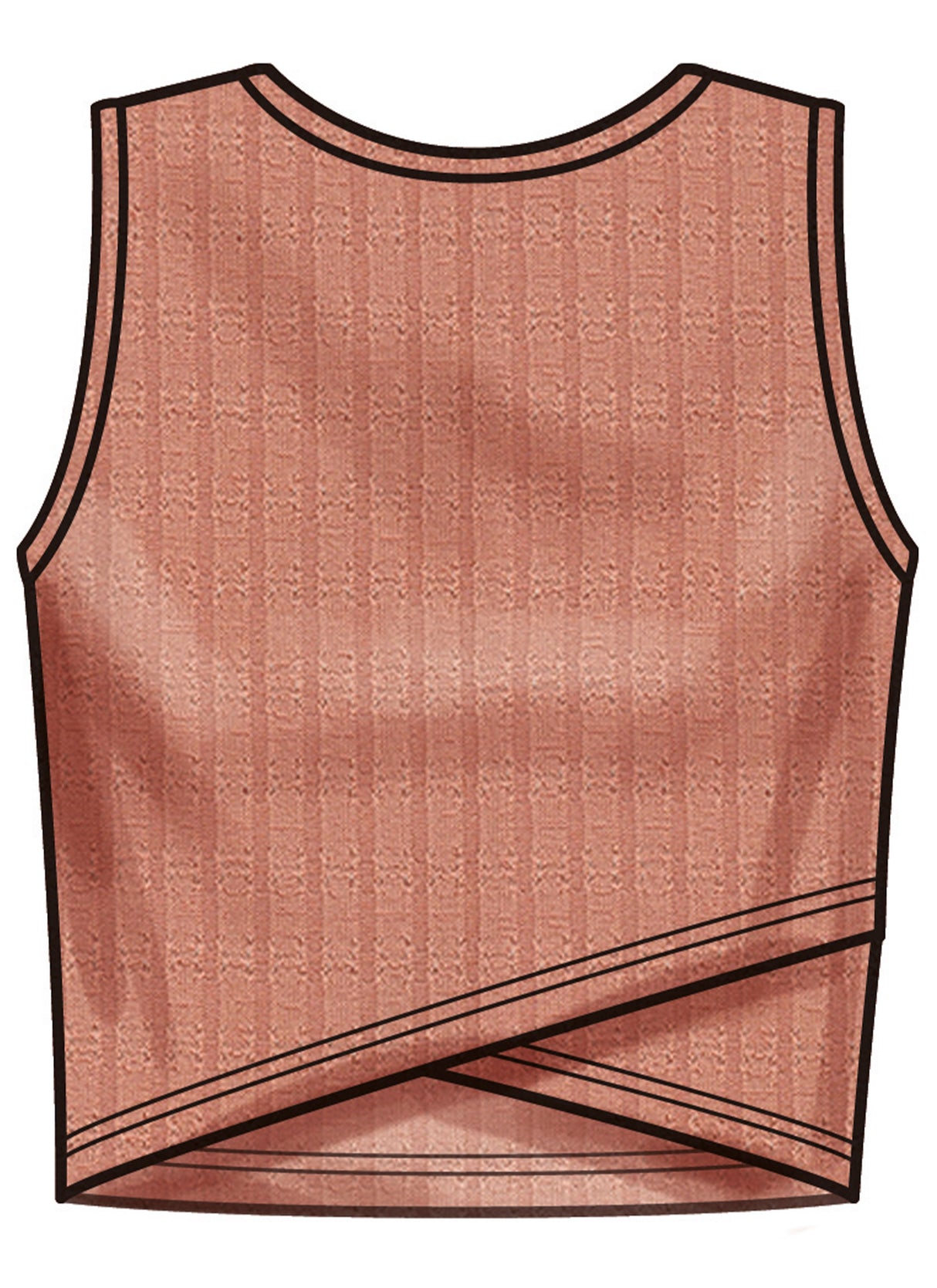 Patron New Look n°6791 - Hauts en tricot avec variations de style