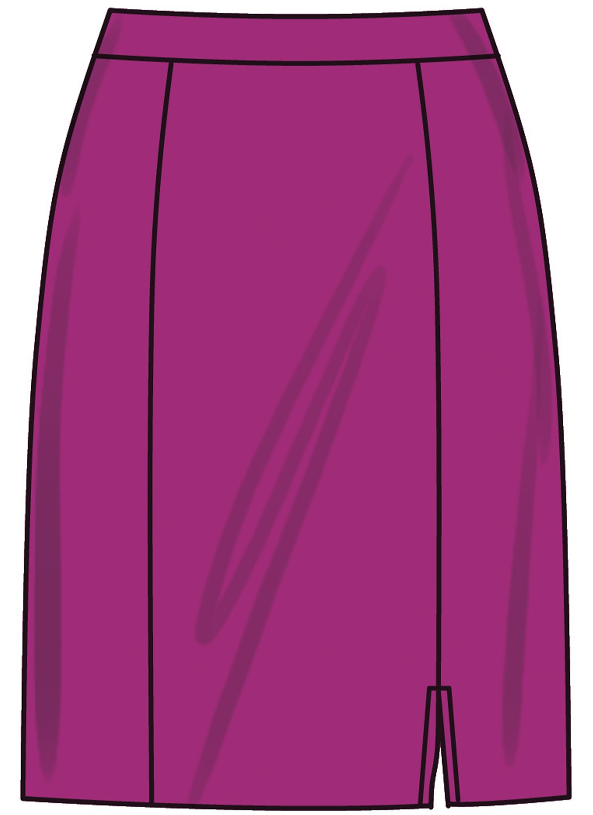 Patron New Look n°6792 - Jupe féminine avec variations de style