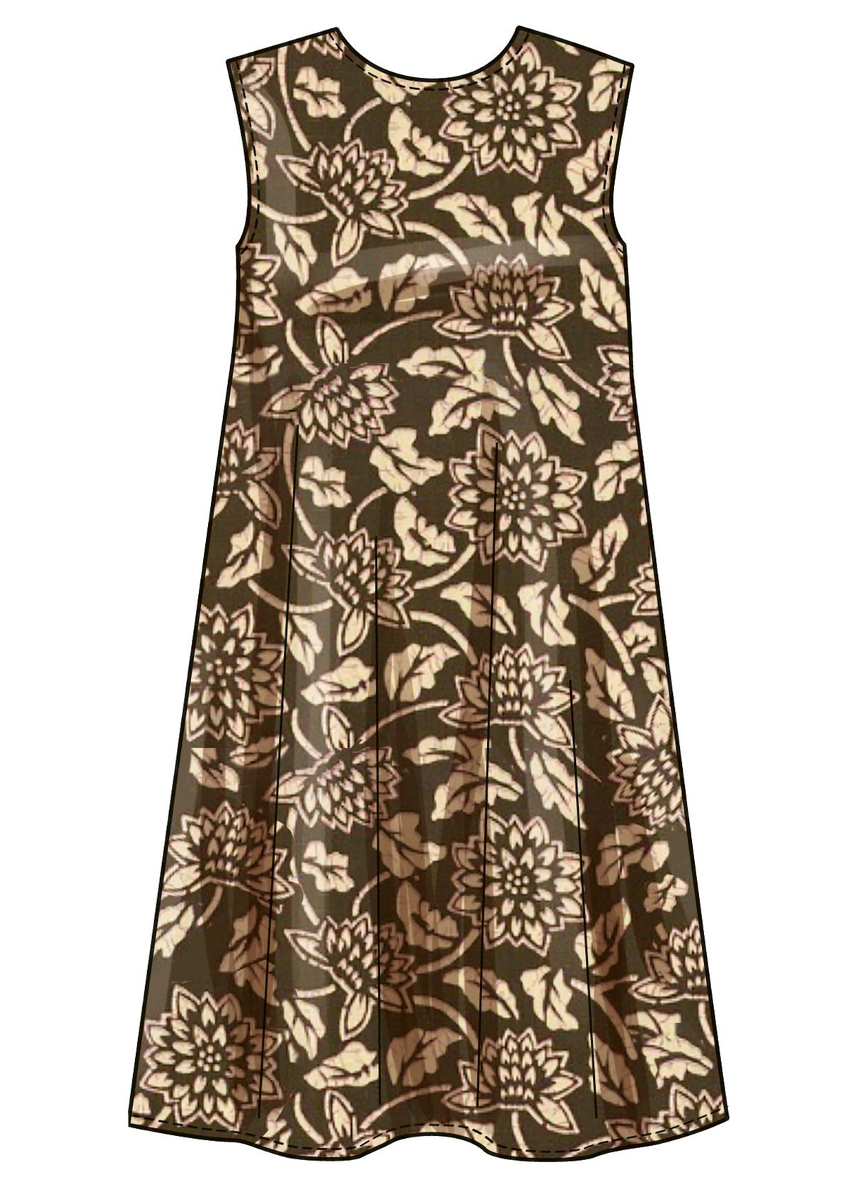 Patron New Look n°6799 – Robe pullover fluide