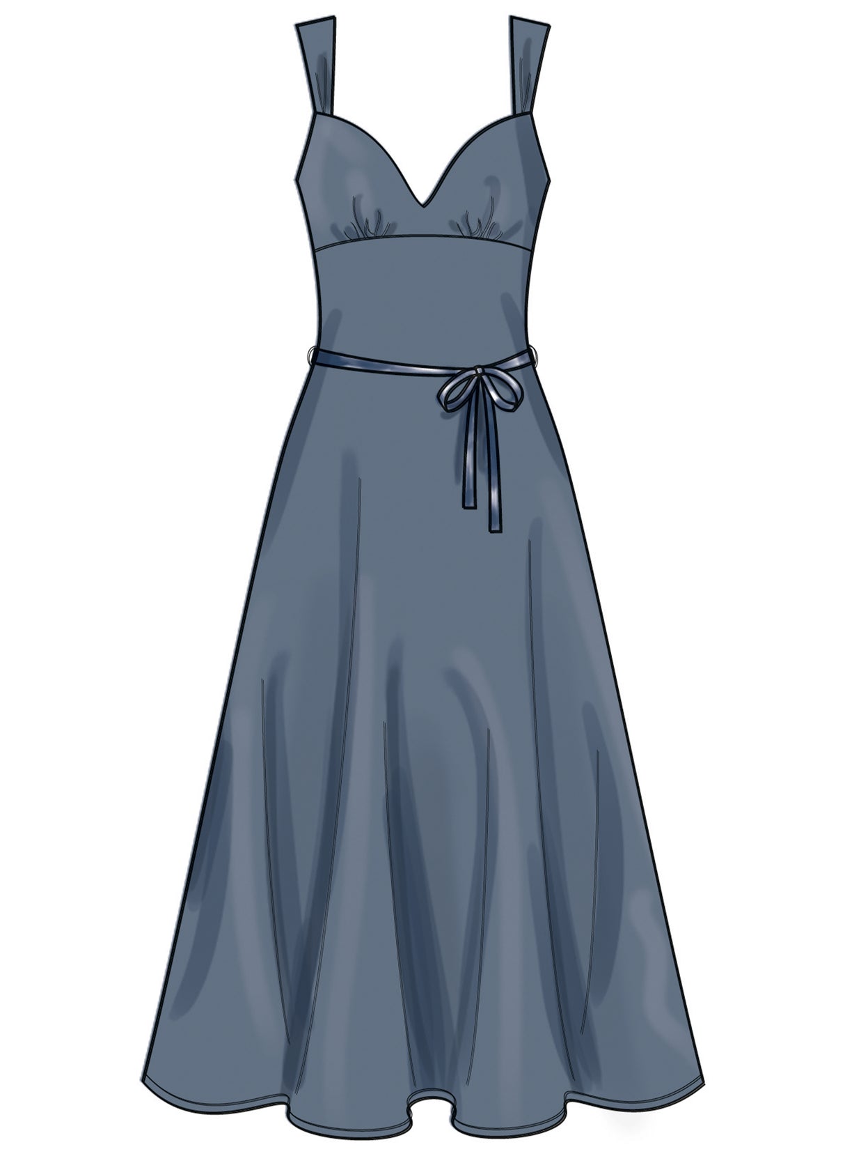 Patron New Look n°6800 – Robes à bretelles & encolure halter