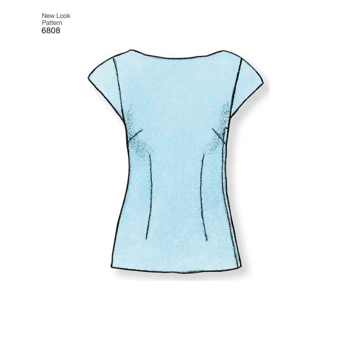 Patron New Look n°6808 – T-shirt femme