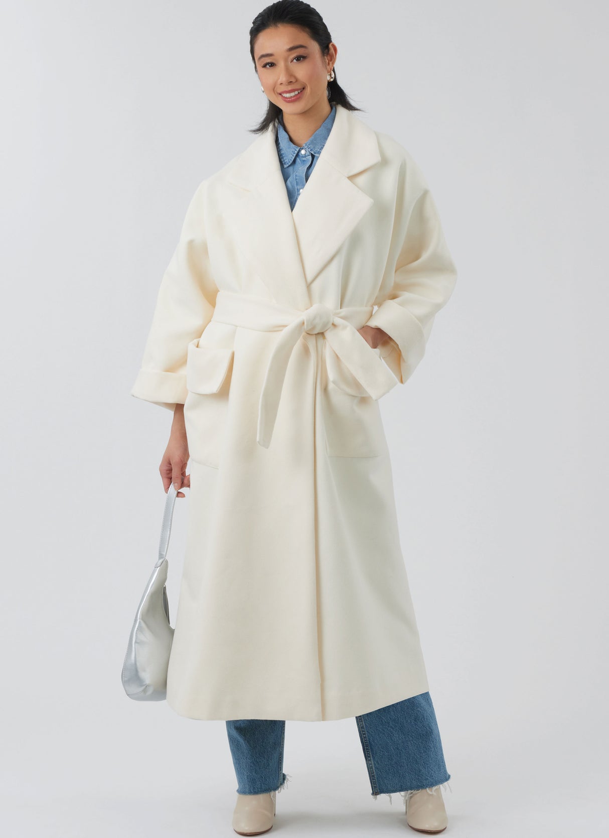 Patron New Look n°6810 – Manteau swing surdimensionné
