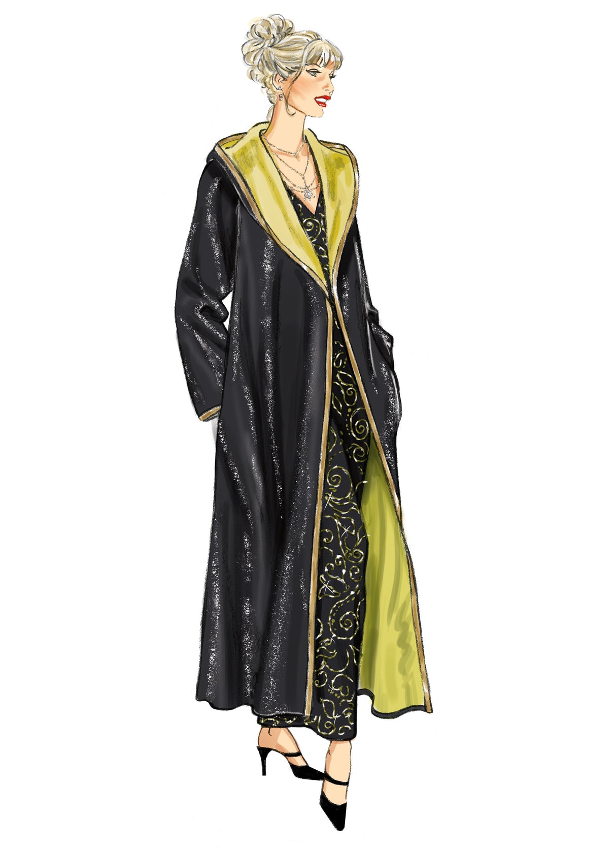 Patron New Look n°6811 – Manteau à capuche deux longueurs