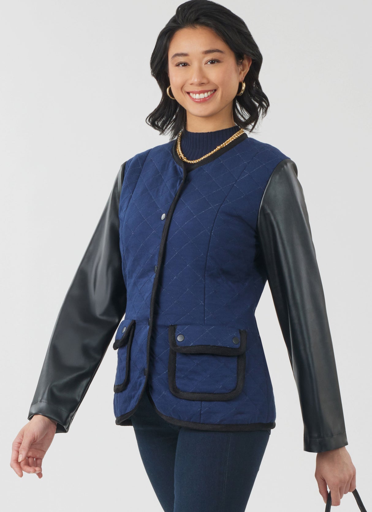 Patron New Look n°6812 – Veste et gilet ajustables