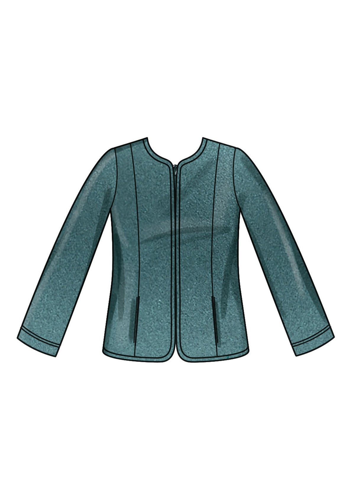 Patron New Look n°6812 – Veste et gilet ajustables